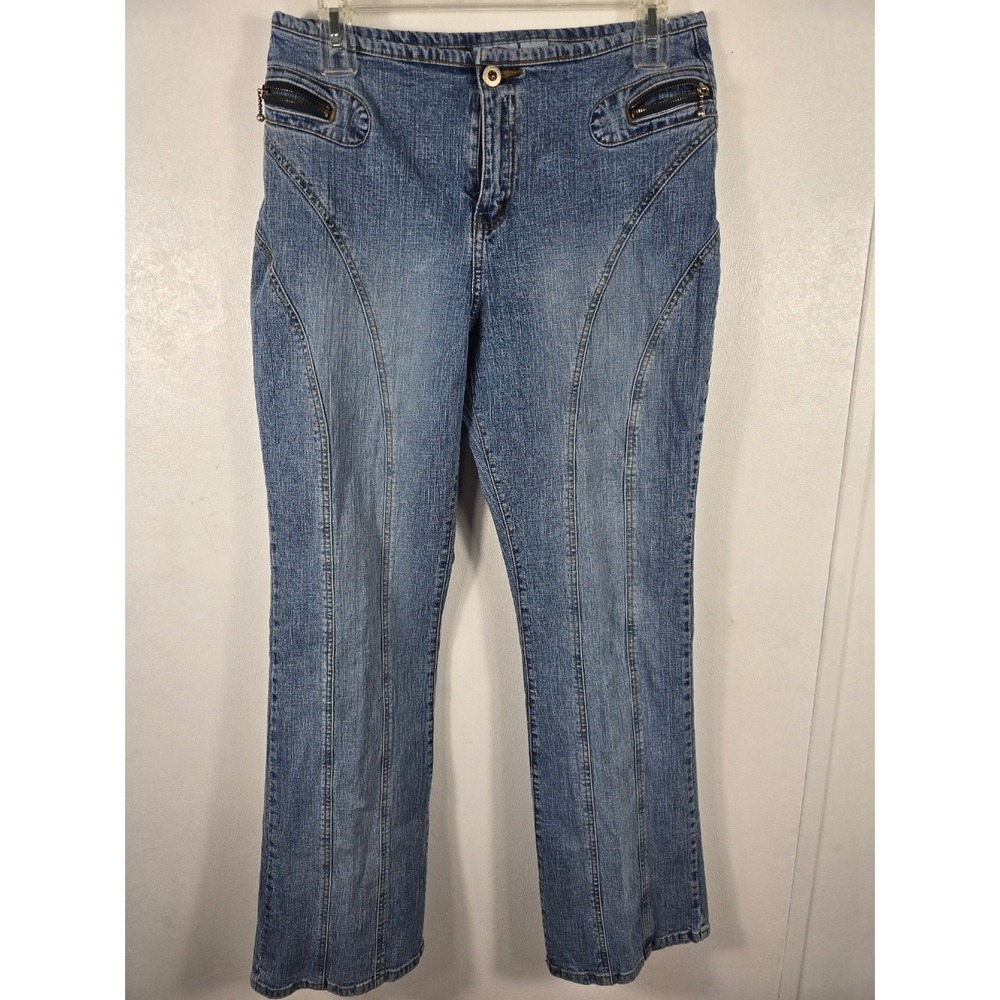 Carolina Blues Women's Size 10 Bootcut‎ Jeans Stretch Denim Light Wash